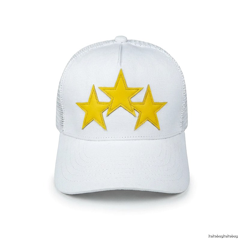 AMIRI Starry Trendy Cool Style White Hat