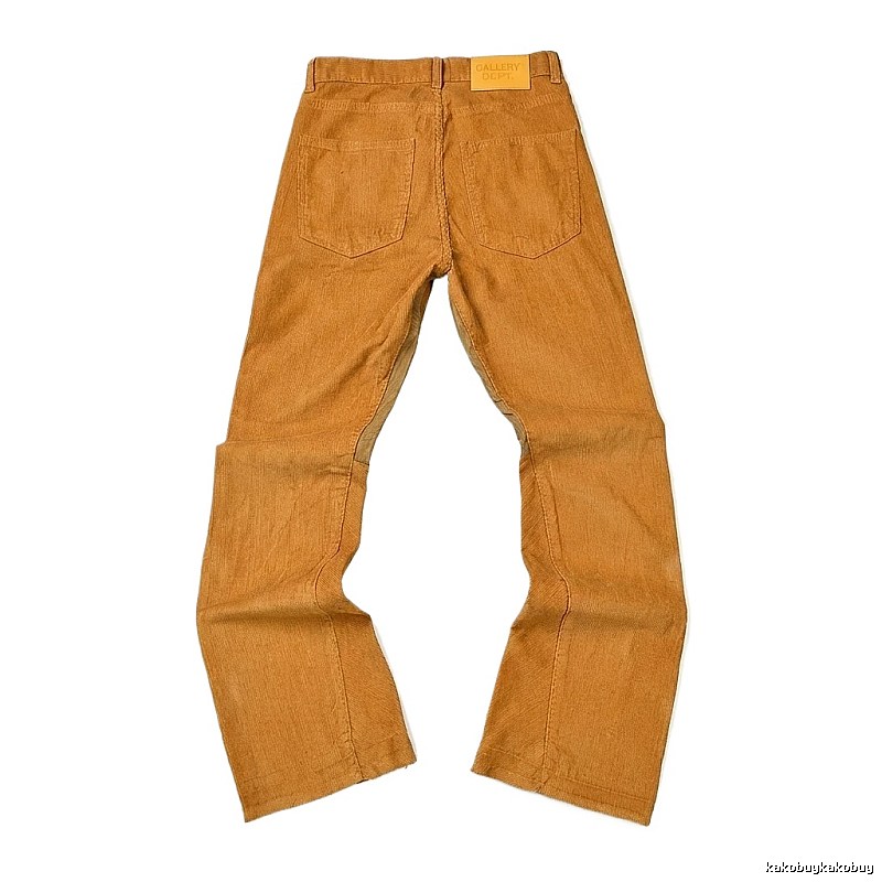 Gallery Dept Retro Brown-Yellow Long Trousers