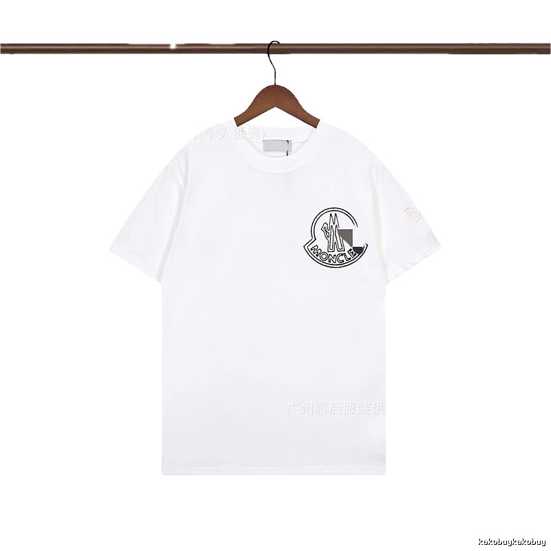 Moncler Logo Casual Style White Short-sleeve T-shirt