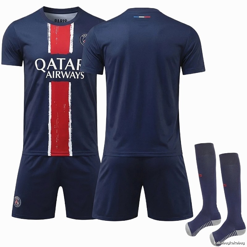 Paris Saint-Germain sporty dark blue jersey