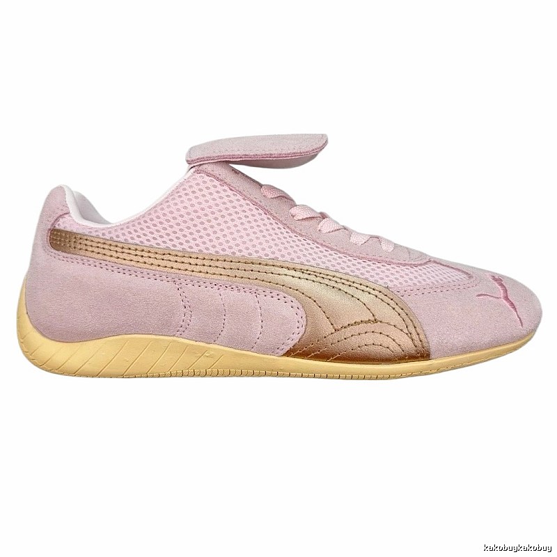 PUMA retro pink-brown sports shoes