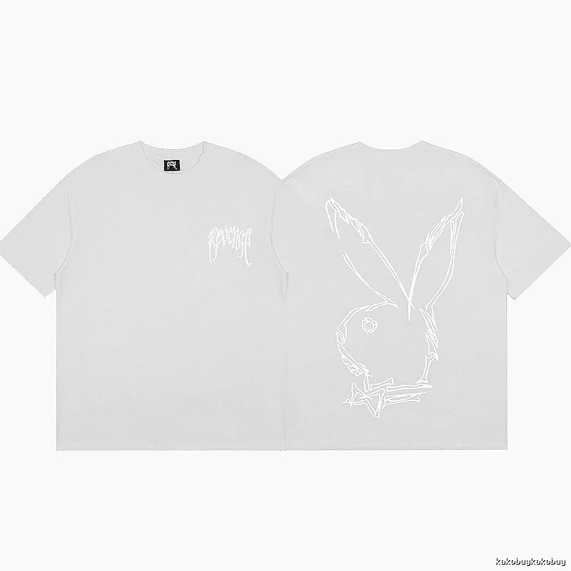 Revenge White Skull Graphic T-Shirt Logo Detail