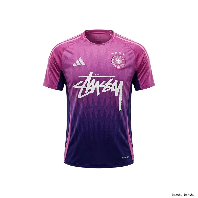 Stussy Gradient Style Pink-Purple T-shirt