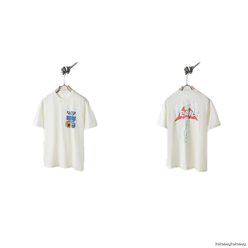 Travis Scott Graffiti Street Style Off-white T-shirt