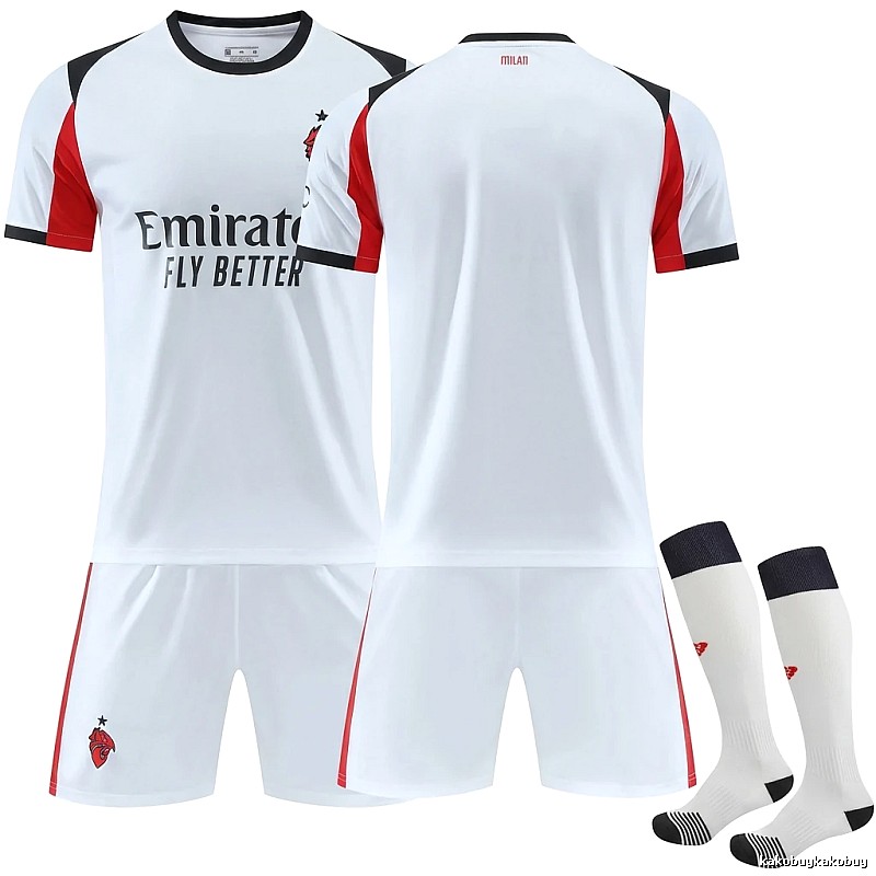 AC Milan classic sporty white jersey