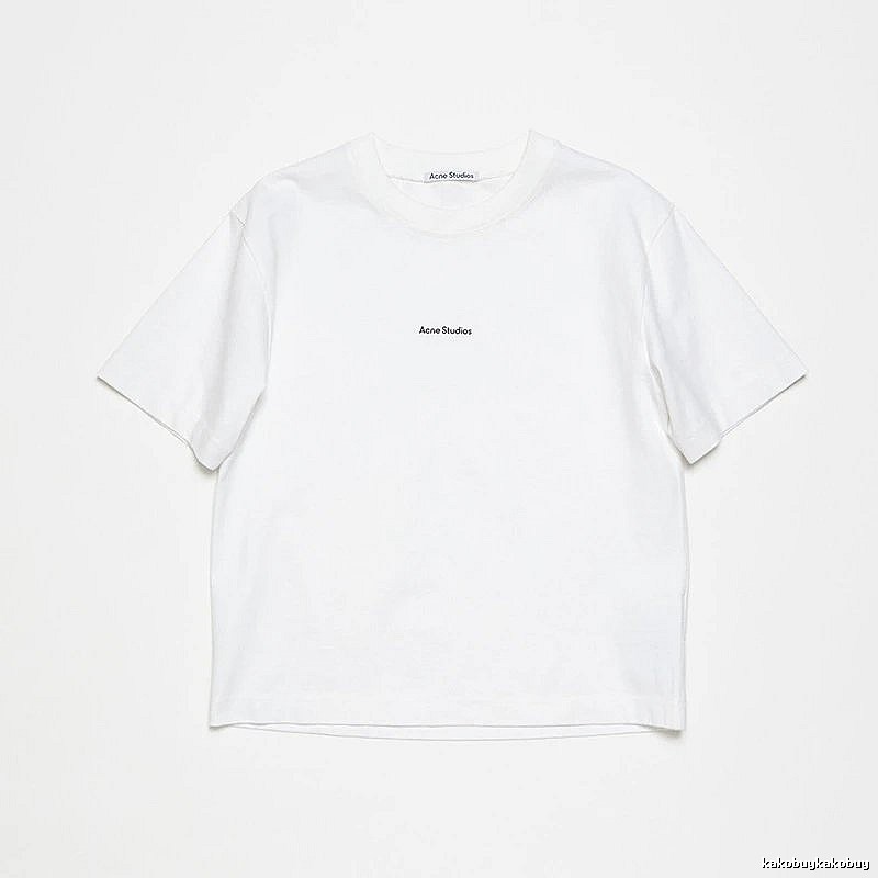 Acne Studios 2090-80 White Style Ac908042 Stockholm Logo T-Shirt Statement Graphic