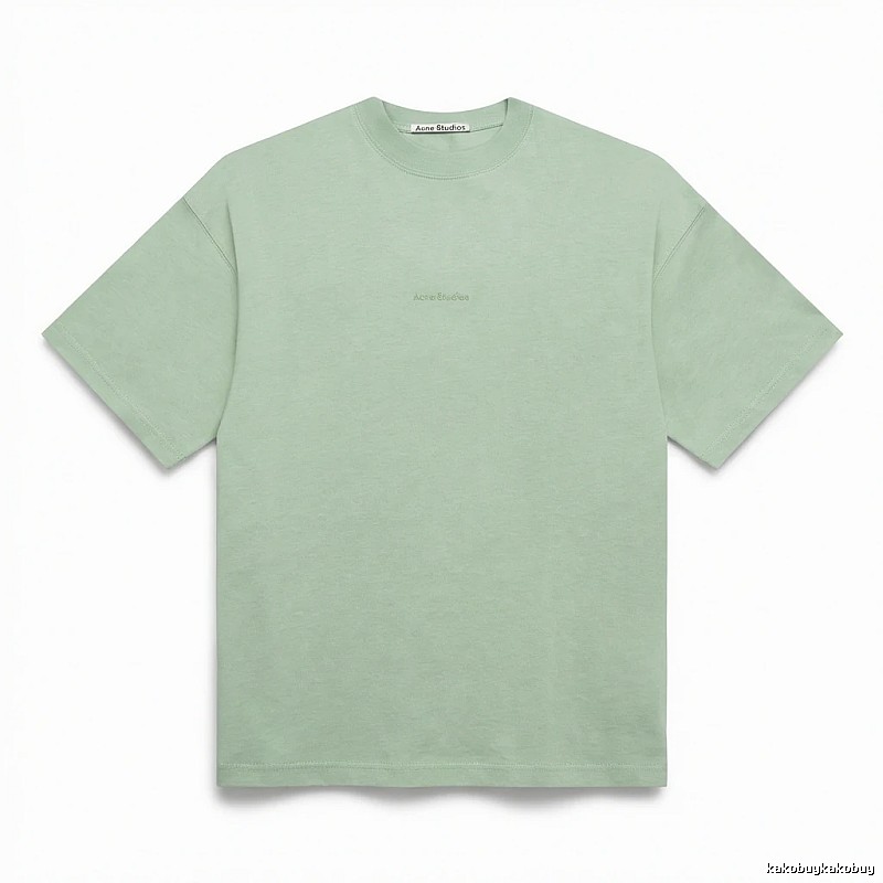 Acne Studios minimalist style light green T-shirt