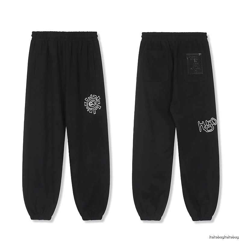 ADWYSD Printed Trendy Black Pants