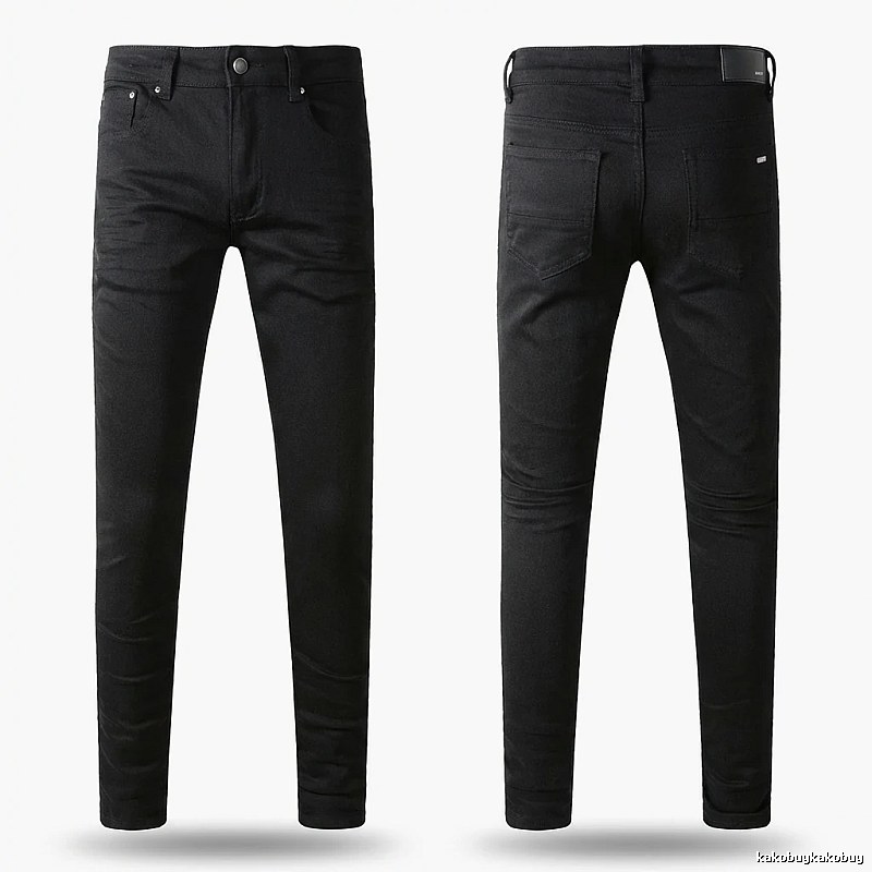 AMI Love Series Trendy and Cool Style Black Jeans