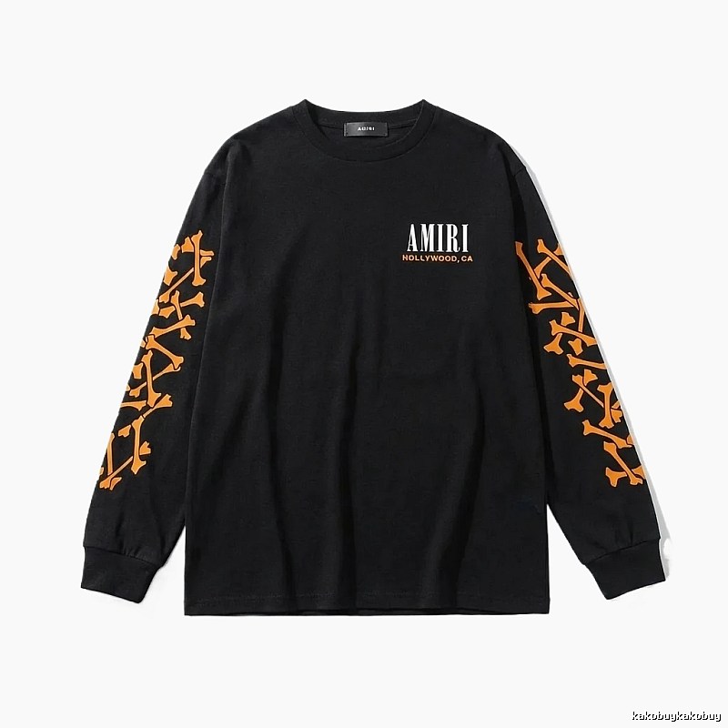 AMIRI Black Skull Pattern Sweatshirt