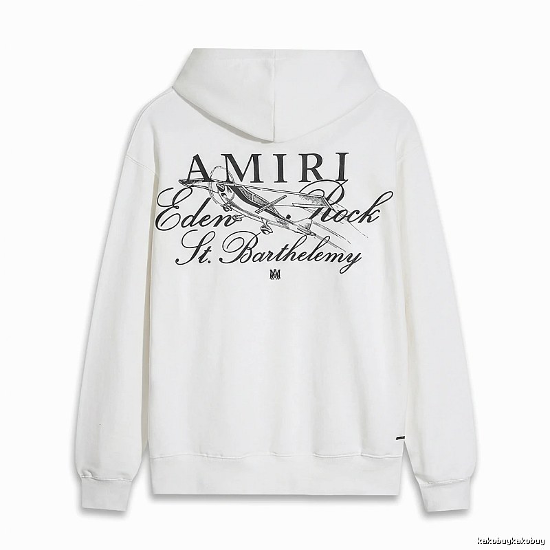 AMIRI Printed Casual White Sweatshirt