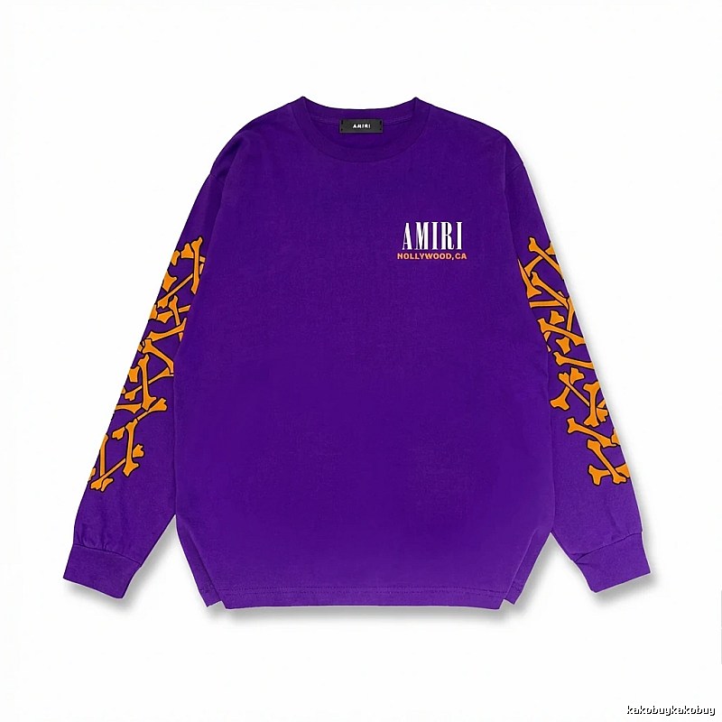 AMIRI purple sweatshirt with skull print