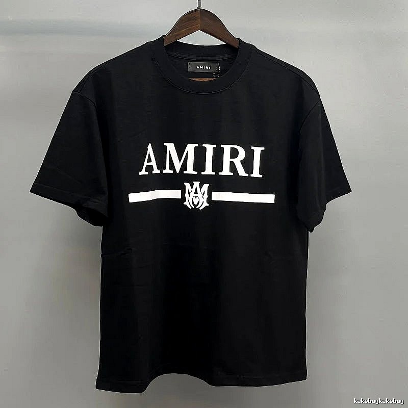 Amiri White Black Records Graphic T-Shirt Signature Detail