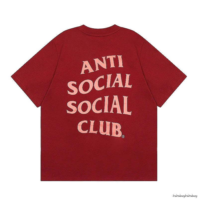 Anti Social Social Club Travel Logo T-shirt Black Orange Anti with Modern Look