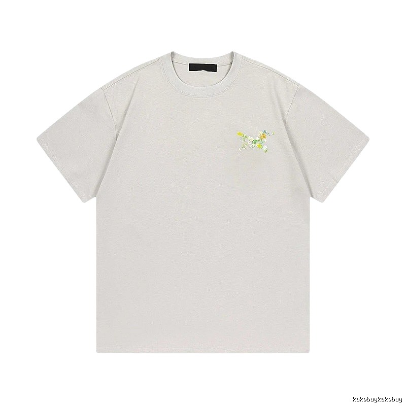 Arc'teryx Casual Light Grey Floral Short-sleeve T-shirt