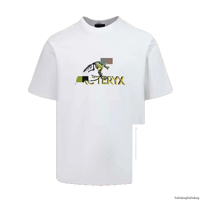 Arc'teryx Dinosaur Print Casual Style White T-Shirt