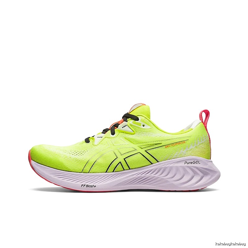 ASICS Fast - paced Style Fluorescent Green Running Shoes