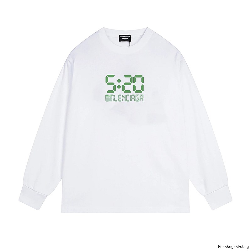 Balenciaga digital-style white T-shirt
