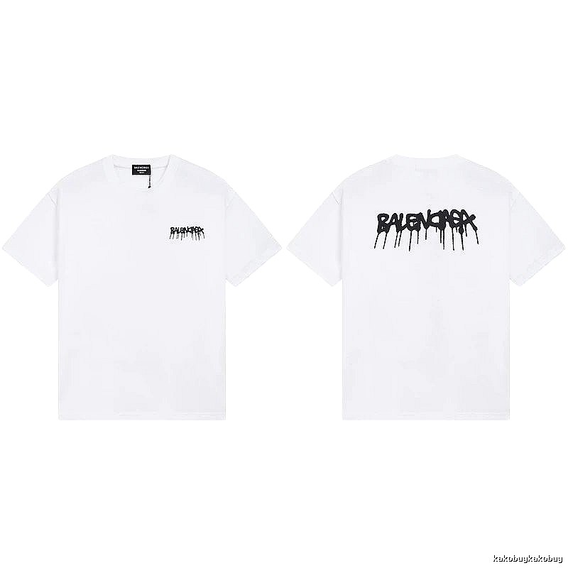 Balenciaga Graffiti Style White T-shirt
