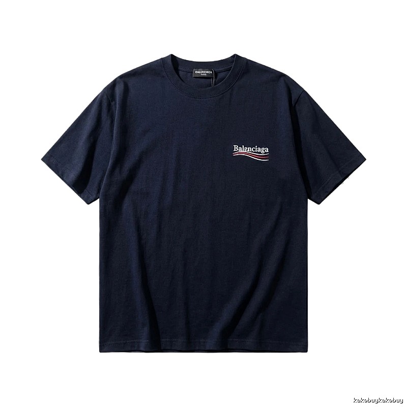 Balenciaga minimalist style black T-shirt