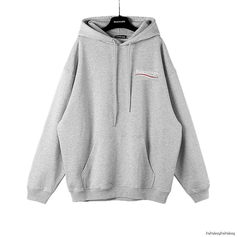 Balenciaga minimalist style grey hoodie