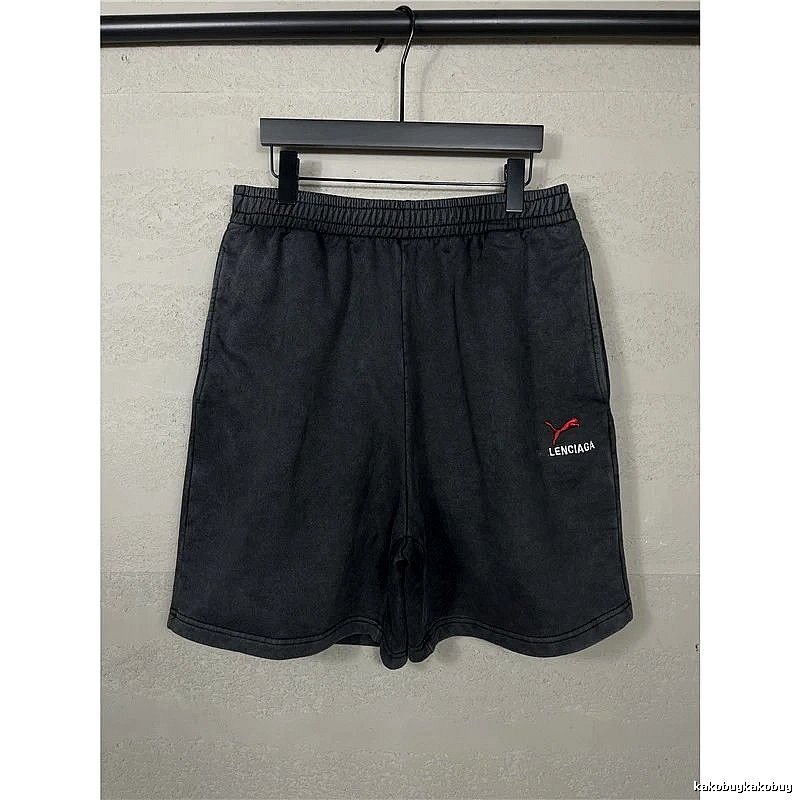 Balenciaga sporty black shorts