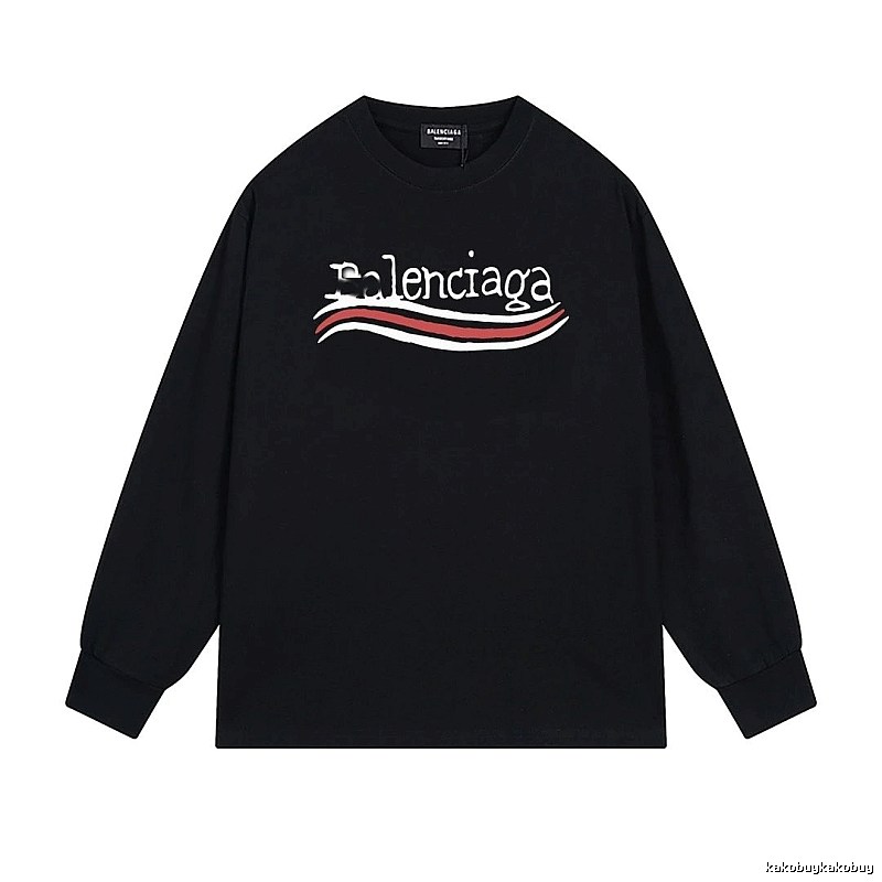 Balenciaga wavy black sweatshirt