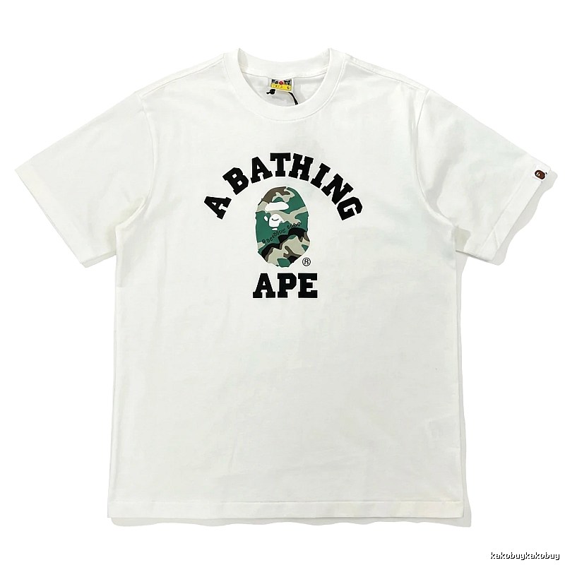 Bape Ape Camo Style White T-shirt