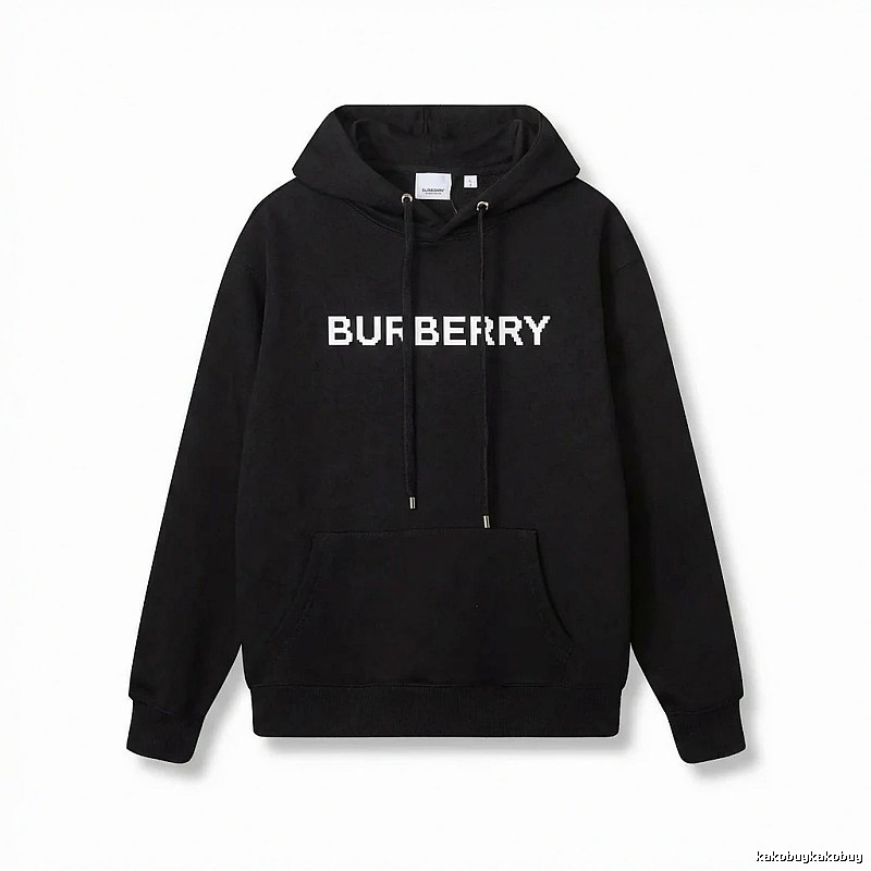 Burberry pixel-style black sweatshirt
