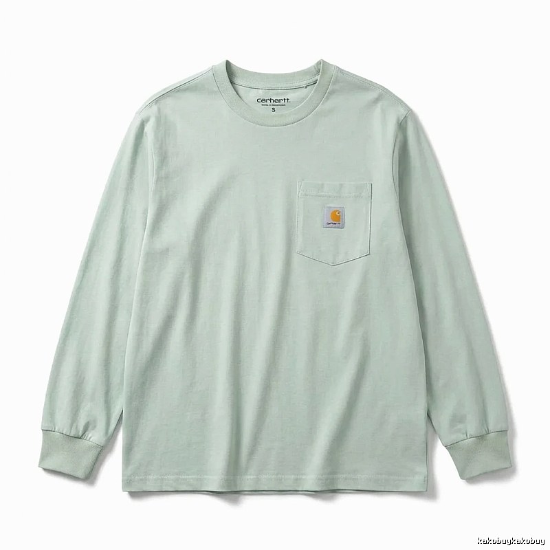 Carhartt basic simple style light green sweatshirt