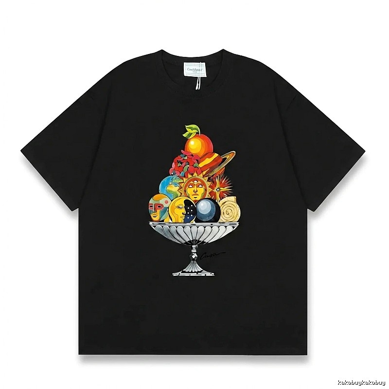 Casablanca Fruit Print Style T-shirt