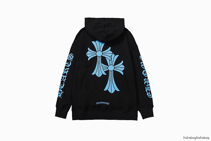 Chrome Hearts 2088-15 Black Cross Graphic Hoodie Daily Styling