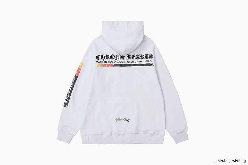 Chrome Hearts 2089-36 White Cross Graphic Hoodie Smart Casual