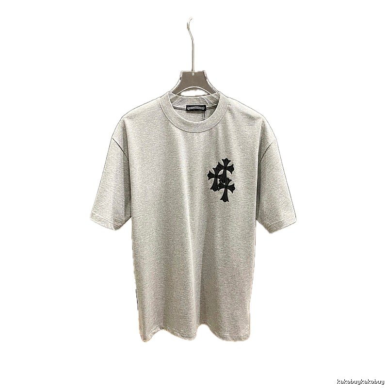 Chrome Hearts Cross Flower Grey T-shirt