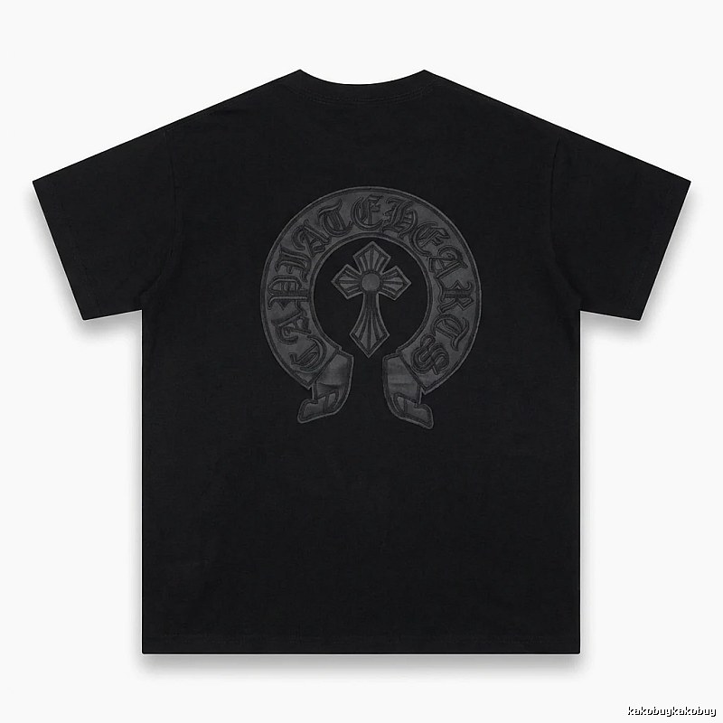 Chrome Hearts Cross Vintage Black Short-sleeve Shirt