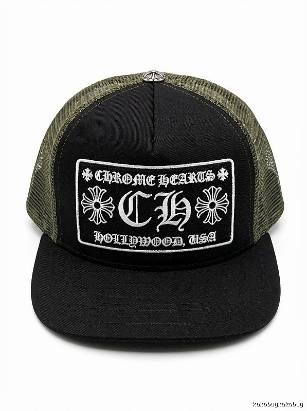 Chrome Hearts Retro Style Black Hat