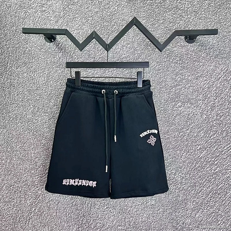 Chrome Hearts Trendy Style Black Shorts