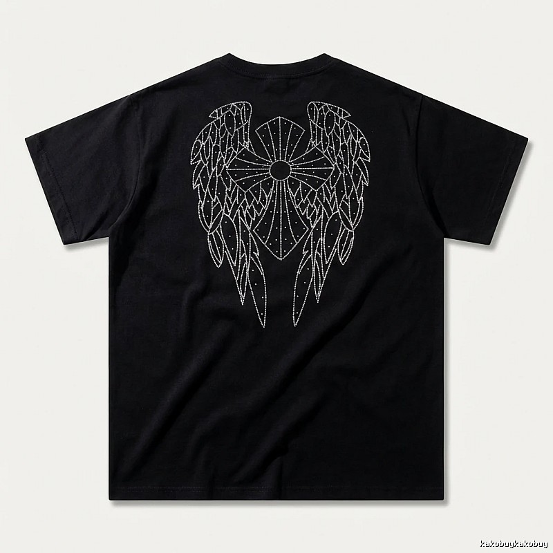 Chrome Hearts Wings Dark Style T-shirt