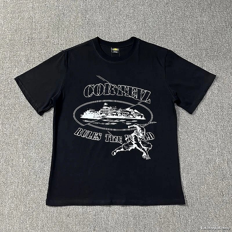Corteiz Lightweight Logo T-shirt Black Corteiz for Trend Styling