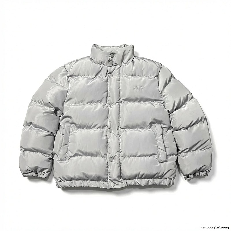 Corteiz Silver-Gray Trendy and Cool Down Jacket