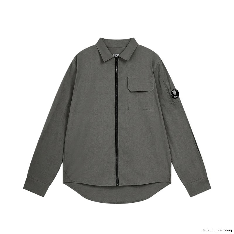 C.P. Grey Workwear Style Shirt