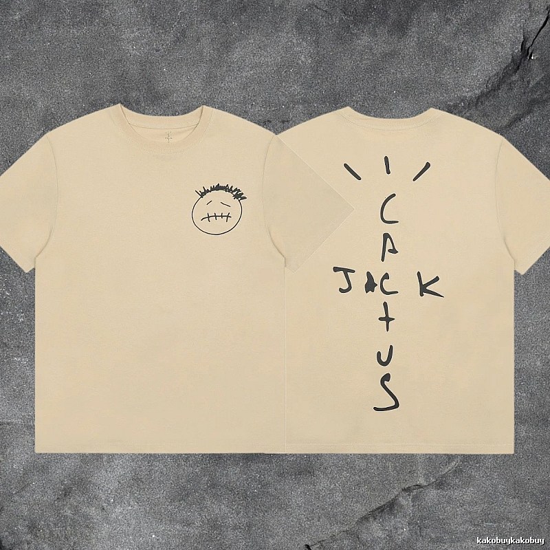 Denim Tears 2031-96 Beige Graphic T-Shirt Warm Weather