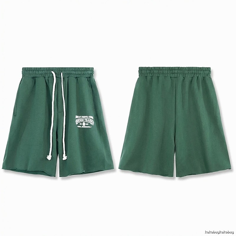 DENIM TEARS American Retro Green Shorts