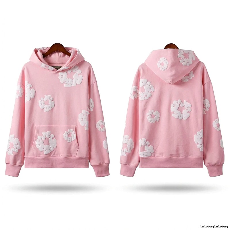 DENIM TEARS Floral Pink Hoodie