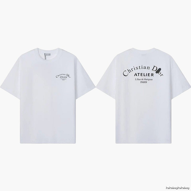 Dior Atelier Minimalist Style White T-Shirt