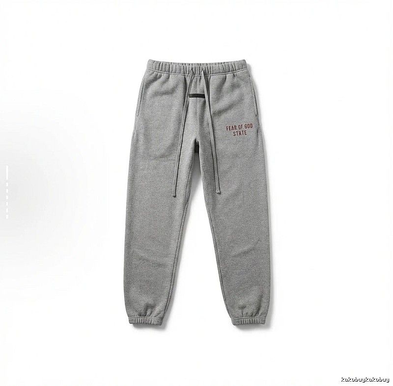 ESSENTIALS casual style grey sweatpants