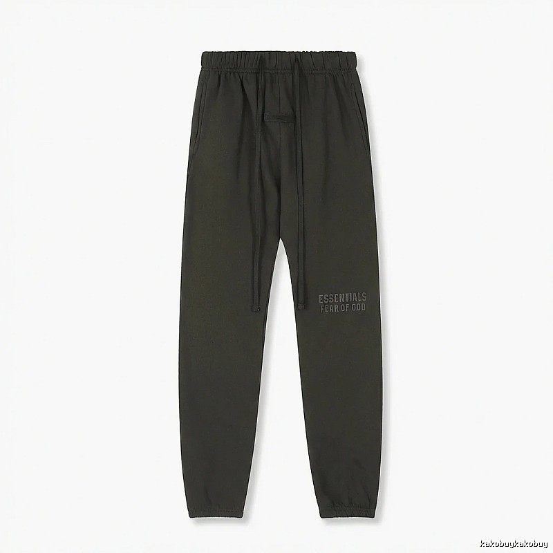 ESSENTIALS minimalist style dark gray sweatpants