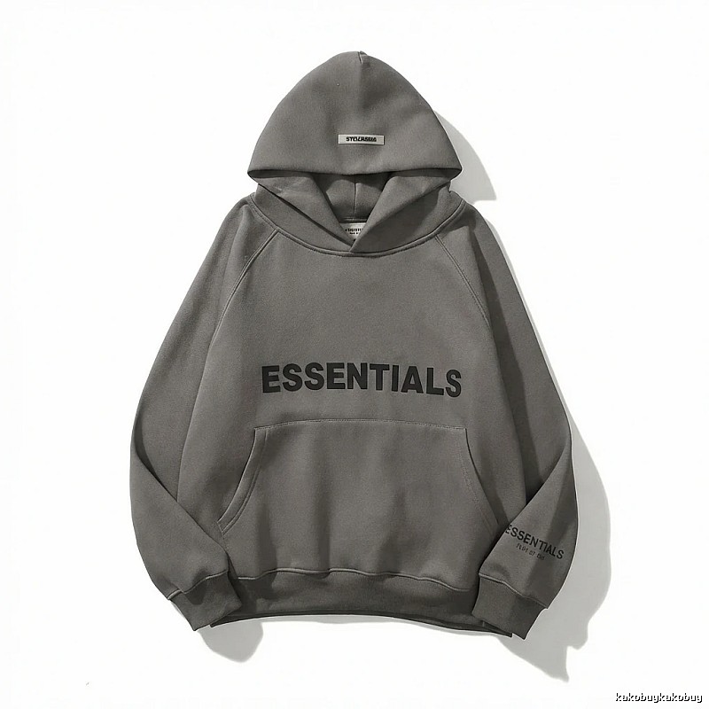 ESSENTIALS minimalist style grey sweatshirt
