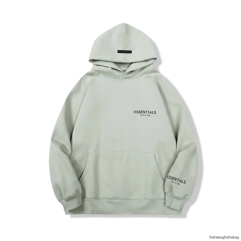 ESSENTIALS minimalist style light gray sweatshirt