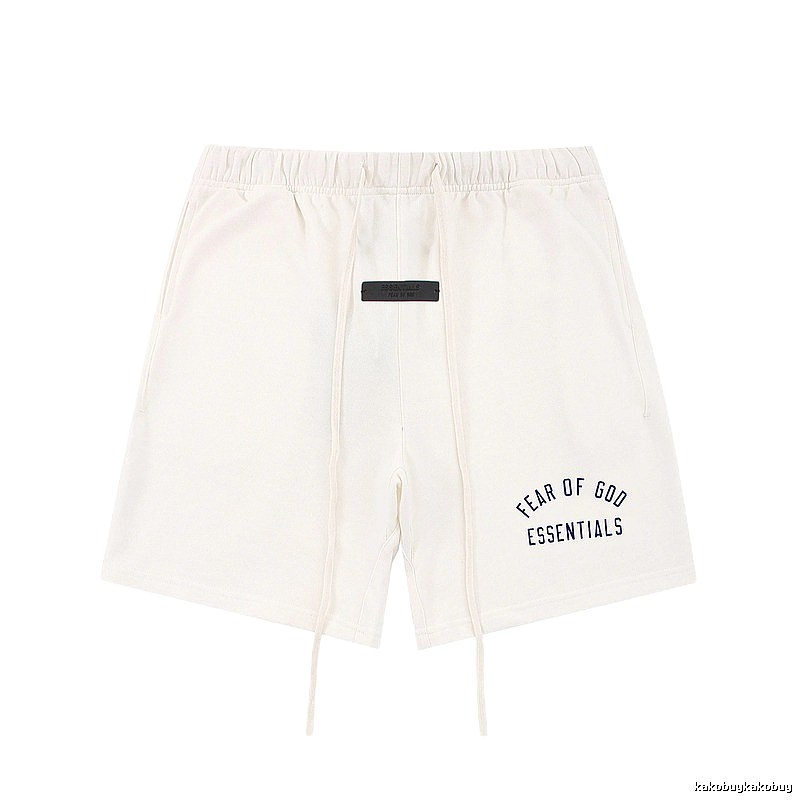 ESSENTIALS minimalist style white shorts